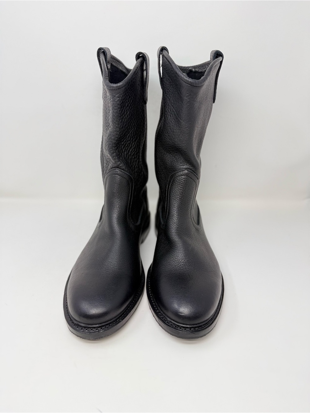 New Allen Edmonds Dallas Leather Roper Boots Black Sz 10 - Picture 7 of 11